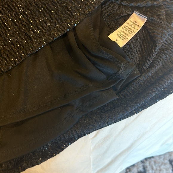 By Together Medium Sequin Dress Black Shift Holiday Party New Years wedding - Picture 9 of 9